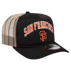 San Francisco Giants New Era Vintage Arched Foam Front 9FIFTY A-Frame Adjustable Trucker Hat - MLB Hats