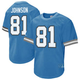 Detroit Lions Calvin Johnson Retired Player Name & Number Mesh Top | NFL Sale