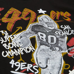 San Francisco 49ers Jerry Rice Chalked Up Player Graphic T-Shirt | NFL Hot