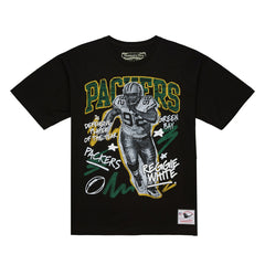 Green Bay Packers Reggie White Chalked Up Player Graphic T-Shirt | NFL US