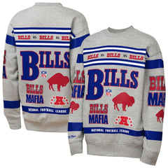 Buffalo Bills Youth Throwback All-Over Print Fleece Sweatshirt | NFL Near me