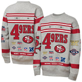 San Francisco 49ers Youth Throwback All-Over Print Fleece Sweatshirt | NFL Sale
