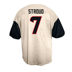 Houston Texans C.J. Stroud Big & Tall Baseball Button-Up Shirt | NFL Outlet