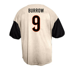 Cincinnati Bengals Joe Burrow Big & Tall Baseball Button-Up Shirt | NFL New