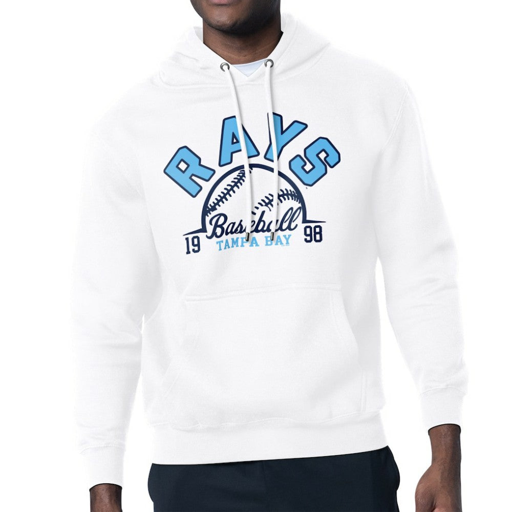 Tampa Bay Rays Starter Half Ball Team Graphic Pullover Hoodie - MLB Hoodies