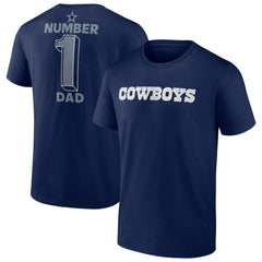 Dallas Cowboys Big & Tall Number One Dad T-Shirt | NFL Online