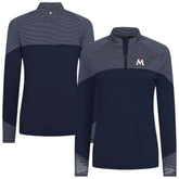 Minnesota Twins Levelwear Women's Classic Stripes Insignia 2.0 Raglan Quarter-Zip Top - MLB Tops