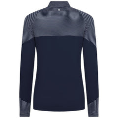 Minnesota Twins Levelwear Women's Classic Stripes Insignia 2.0 Raglan Quarter-Zip Top - MLB Tops