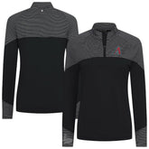 Arizona Diamondbacks Levelwear Women's Classic Stripes Insignia 2.0 Raglan Quarter-Zip Top - MLB Tops