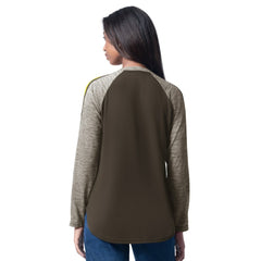 San Diego Padres G-III 4Her by Carl Banks Women's Top Dog Raglan Long Sleeve V-Neck T-Shirt - MLB T-shirts