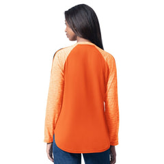 Baltimore Orioles G-III 4Her by Carl Banks Women's Top Dog Raglan Long Sleeve V-Neck T-Shirt - MLB T-shirts