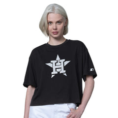 Houston Astros Starter Women's Holy Grail Boxy Cropped T-Shirt - MLB T-shirts