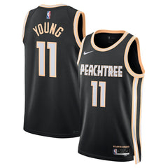 Black Trae Young Atlanta Hawks Unisex 2025/26 Swingman Jersey | NBA