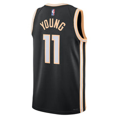 Black Trae Young Atlanta Hawks Unisex 2025/26 Swingman Jersey | NBA