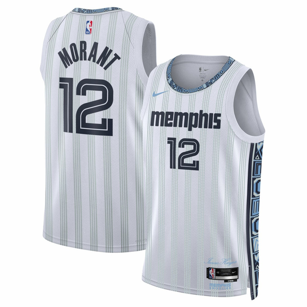 White Ja Morant Memphis Grizzlies Unisex 2025/26 Swingman Jersey | NBA