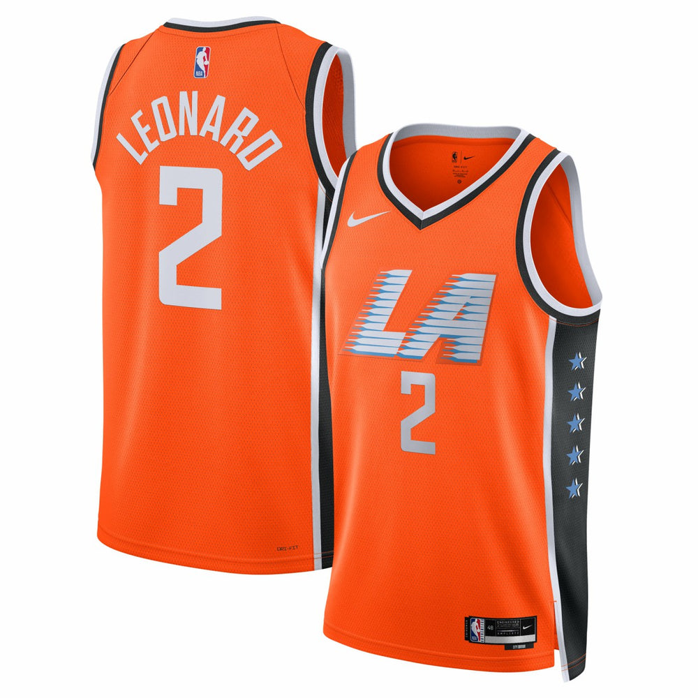 Orange Kawhi Leonard LA Clippers Unisex 2025/26 Swingman Jersey | NBA