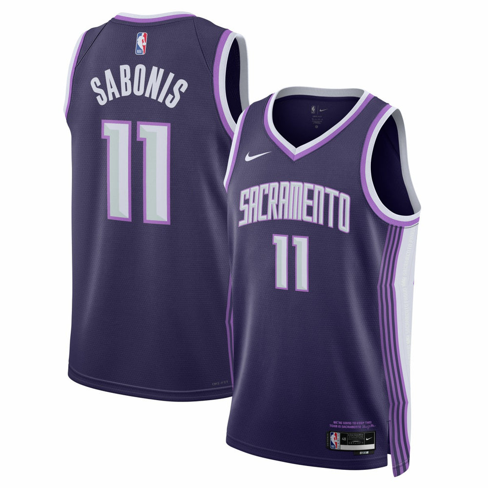 Purple Domantas Sabonis Sacramento Kings Unisex 2025/26 Swingman Jersey | NBA