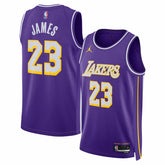 Purple LeBron James Los Angeles Lakers Jordan Brand Unisex Swingman Jersey | NBA