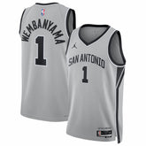Silver Victor Wembanyama San Antonio Spurs Jordan Brand Unisex Swingman Jersey | NBA
