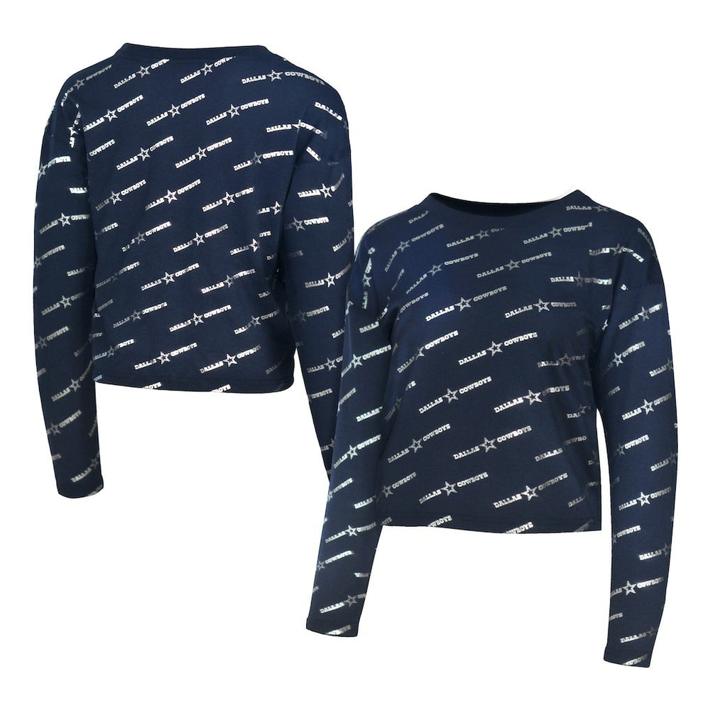 Dallas Cowboys Lauren James Foil Long Sleeve T-Shirt | NFL Outlet
