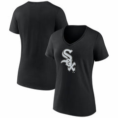 Chicago White Sox Women's Logo V-Neck T-Shirt - MLB T-shirts