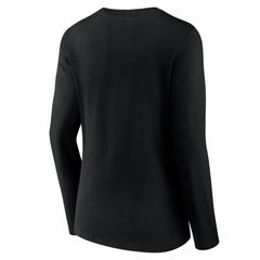 Pittsburgh Pirates Women's Logo Long Sleeve V-Neck T-Shirt - MLB T-shirts