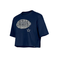 Dallas Cowboys Girl's Flip Sequin Boxy T-Shirt | NFL On sale
