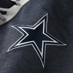 Dallas Cowboys Women's Plus Size Throwback Lace-Up Long Sleeve T-Shirt | NFL On sale