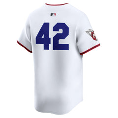 Cleveland Guardians Nike Home 2025 Jackie Robinson Day Limited Jersey – White - MLB Jerseys