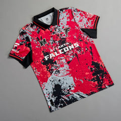 Atlanta Falcons NFL Football x Football Collared Fan Top | NFL Discount