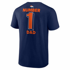 Denver Broncos #1 Dad Jersey T-Shirt | NFL Hot