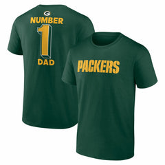 Green Bay Packers #1 Dad Jersey T-Shirt | NFL New