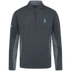 Seattle Mariners Levelwear Waffle Insignia 2.0 Quarter-Zip Pullover - MLB Pullover