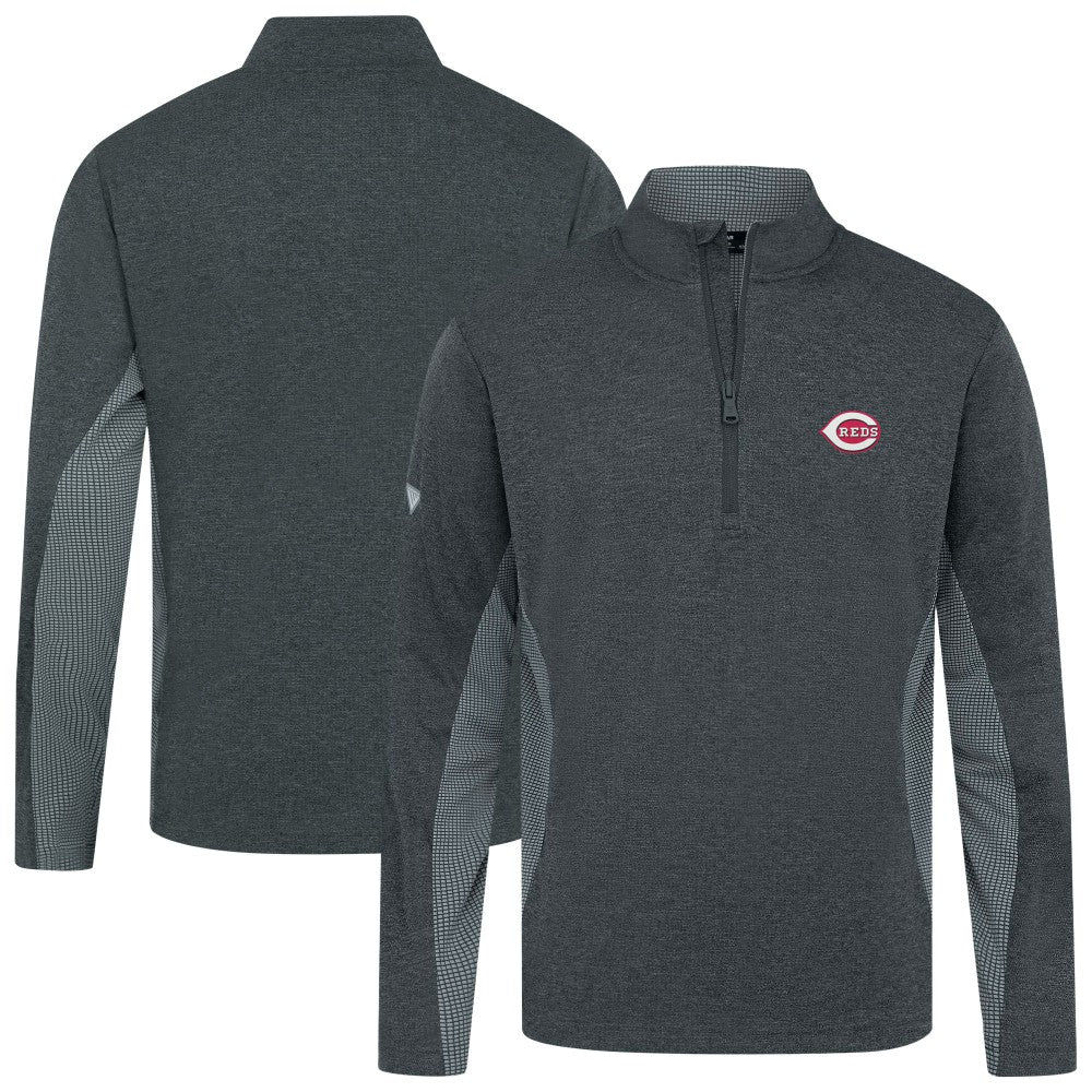 Cincinnati Reds Levelwear Waffle Insignia 2.0 Quarter-Zip Pullover - MLB Pullover