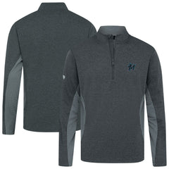 Miami Marlins Levelwear Waffle Insignia 2.0 Quarter-Zip Pullover - MLB Pullover