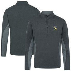 Milwaukee Brewers Levelwear Waffle Insignia 2.0 Quarter-Zip Pullover - MLB Pullover