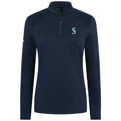 Seattle Mariners Levelwear Women's Power Insignia 2.0 Quarter-Zip Pullover Top - MLB Pullover