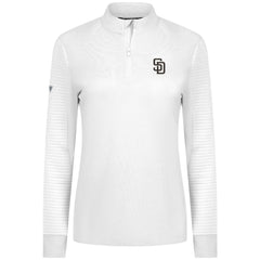 San Diego Padres Levelwear Women's Power Insignia 2.0 Quarter-Zip Pullover Top - MLB Pullover