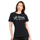 Las Vegas Raiders G-III 4Her by Carl Banks Women's Super-Slim Lightweight Winning Crew T-Shirt | NFL Hot