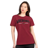 Arizona Cardinals G-III 4Her by Carl Banks Women's Super-Slim Lightweight Winning Crew T-Shirt | NFL Sale