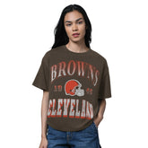 Cleveland Browns Starter Women's Oversized Hall of Fame T-Shirt | NFL Discount
