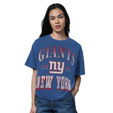 New York Giants Starter Women's Oversized Hall of Fame T-Shirt | NFL Outlet