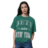 New York Jets Starter Women's Oversized Hall of Fame T-Shirt | NFL Online