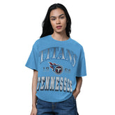 Tennessee Titans Starter Women's Oversized Hall of Fame T-Shirt | NFL Online