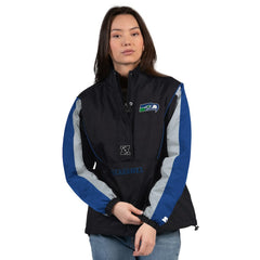 Seattle Seahawks Starter Women's Thursday Night Gridiron Half-Zip Jacket | NFL Online