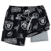Las Vegas Raiders Chubbies The Neon 5.5" Classic Lined Swim Trunks | NFL On sale