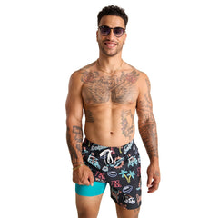 Miami Dolphins Chubbies The Neon 5.5" Classic Lined Swim Trunks | NFL Online