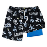 Detroit Lions Chubbies The Neon 5.5" Classic Lined Swim Trunks | NFL Discount