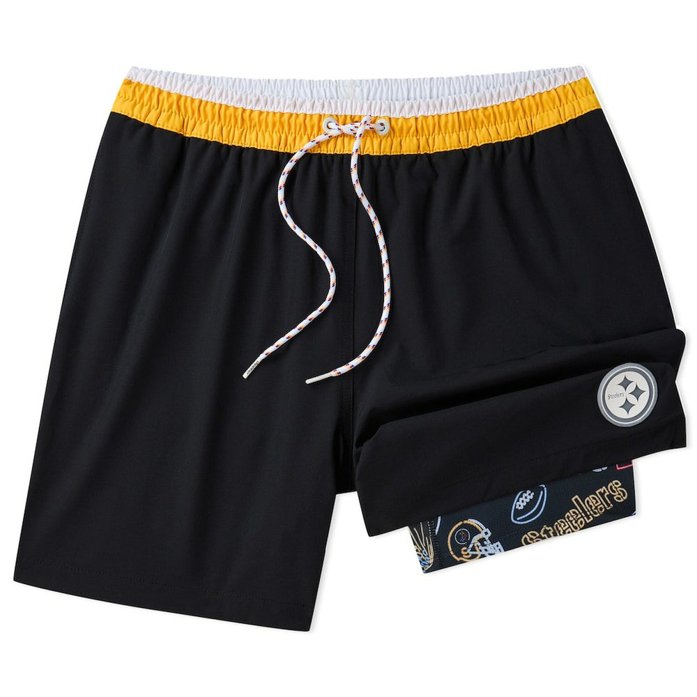 Pittsburgh Steelers Chubbies 5.5" Classic Lined Swim Trunks | NFL Online