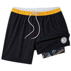 Pittsburgh Steelers Chubbies 5.5" Classic Lined Swim Trunks | NFL Online